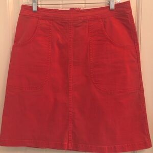 Boden Cotton Casual Skirt, Size 8L